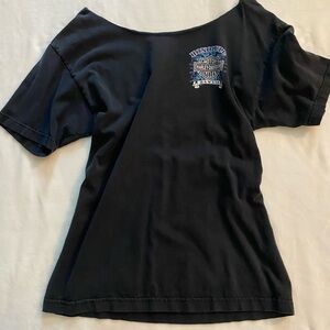 HARLEY DAVIDSON OFF THE SHOULDER TEE